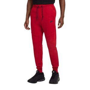 Nike Men's Sportswear Tech Fleece Pants Joggers Red Size L NEW WITH TAGS!